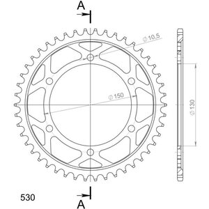 JT Sprockets takaratas 859.47 teräs