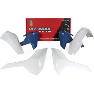 RTech muovisarja Husqvarna TE/FE/TX 125-501 2017-2019 sininen-valkoinen