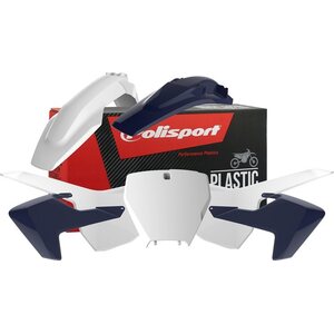 Polisport muovisarja Husqvarna TC/FC 125-450 2016-2018 valkoinen-sininen