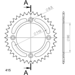 Supersprox takaratas 452.39 alumiini oranssi