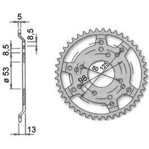 Tec-X takaratas 58 hammasta (420)