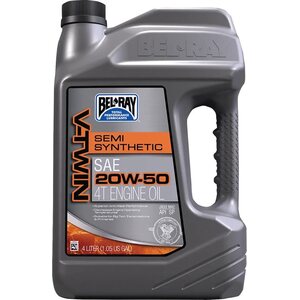 Bel-Ray V-Twin 20W-50 Semisynteettinen moottoriöljy 4L