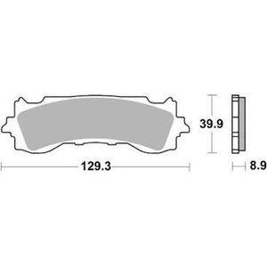 Sbs jarrupalat 952HS Sintered
