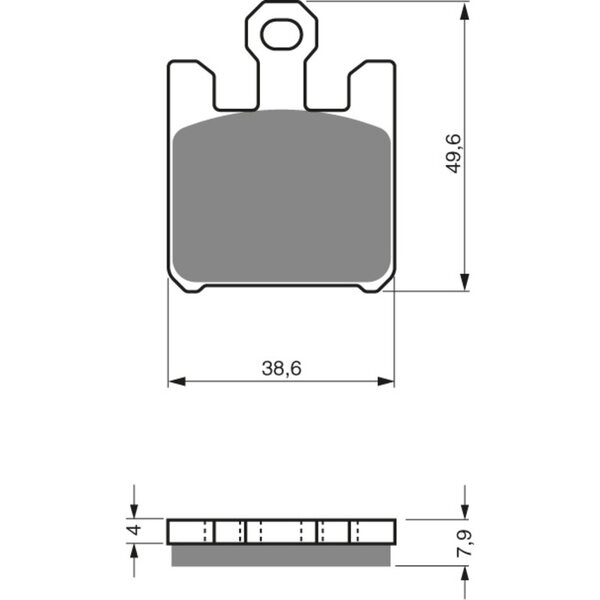 Kawasaki plaquettes de frein