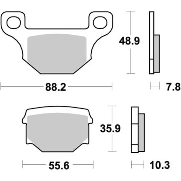Sbs Bremsbeläge 203HF Ceramic
