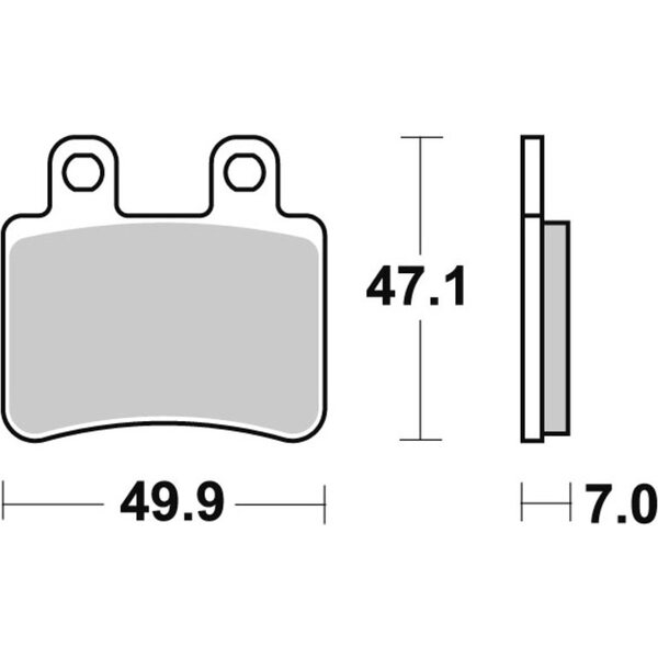 Sbs jarrupalat 167HF Ceramic