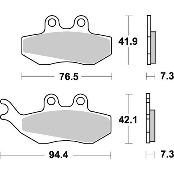 Sbs remblokken 120HF Ceramic