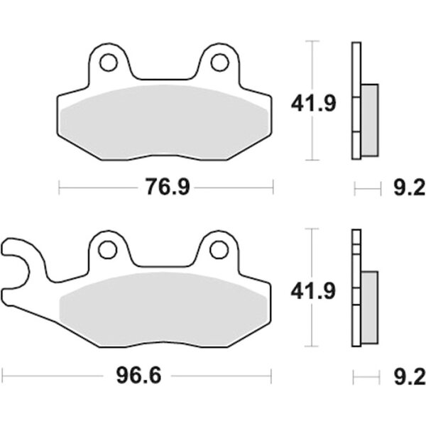 Sbs piduriklotsid 163HF Ceramic