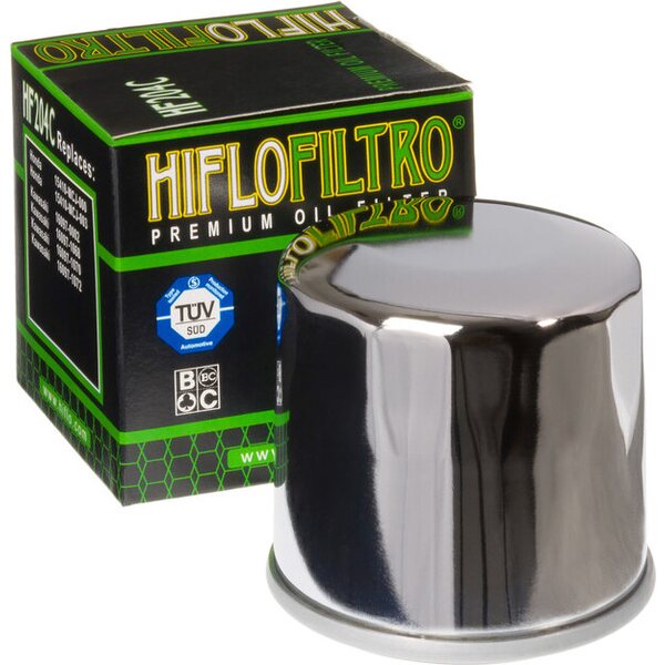 HiFlo oil filter HF204C Chromed
