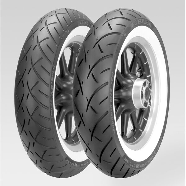 Metzeler ME 888 Marathon Ultra WW 130/90-16 M/C 67H TL Valkosivu Etu