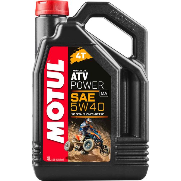 Motul ATV Power täyssynteettinen moottoriöljy 5W/40 4L